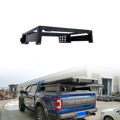 फोर्ड F150 ट्रंक माउंट रैक समायोज्य रोल बार एल्यूमीनियम मिश्र धातु वाहक रैक