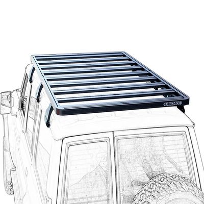 ऑफ रोड 4x4 के लिए एल्यूमीनियम मिश्र धातु छत रैक कार छत संशोधन पर सहायक उपकरण