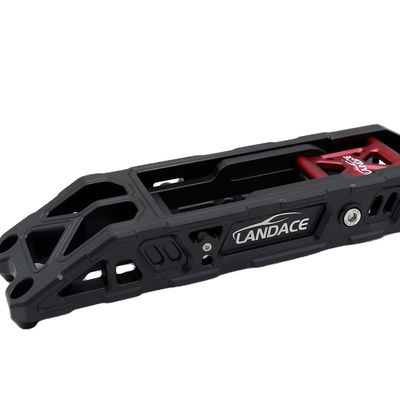 आसान स्थापना काली फोल्डेबल कार डोर स्टेप पेडल के लिए जीप Wrangler 2 टुकड़े काला