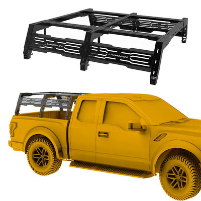 ऑफ रोड 4X4 एल्यूमीनियम मिश्र धातु कार्गो रोल बार समायोज्य पिकअप यूनिवर्सल ट्रक बिस्तर रैक
