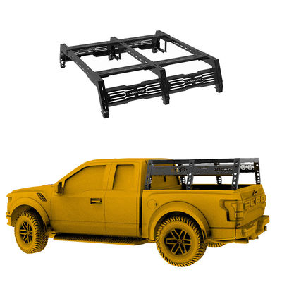 ऑफ रोड 4X4 एल्यूमीनियम मिश्र धातु कार्गो रोल बार समायोज्य पिकअप यूनिवर्सल ट्रक बिस्तर रैक