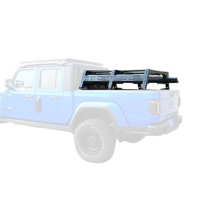 ऑफ रोड 4X4 एल्यूमीनियम मिश्र धातु कार्गो रोल बार समायोज्य पिकअप यूनिवर्सल ट्रक बिस्तर रैक
