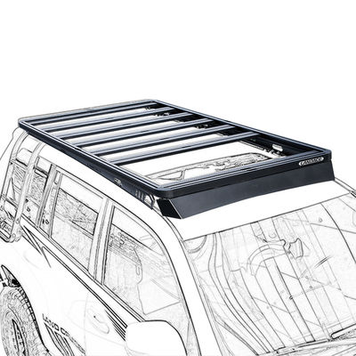 टोयोटा फॉर्च्यूनर लैंड क्रूजर 4Runner उच्च भार क्षमता 2110mmX1195mm के साथ छत रैक