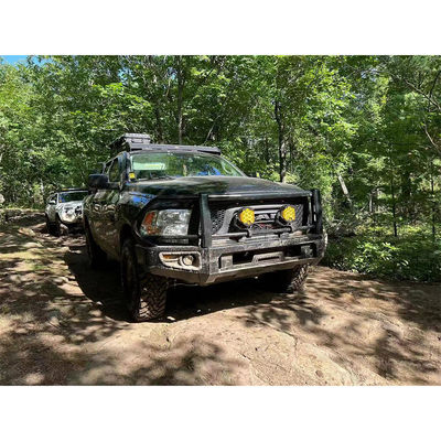 डॉज विंच बुल बार फ्रंट बंपर पार्ट्स के लिए अनुकूलित 4X4 ऑफ रोड स्टील कार बंपर