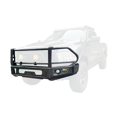 डॉज विंच बुल बार फ्रंट बंपर पार्ट्स के लिए अनुकूलित 4X4 ऑफ रोड स्टील कार बंपर