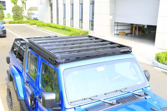 एल्यूमीनियम क्रॉस बार फुल टॉप जीप JT Wrangler JL JK सरल स्थापना के साथ छत रैक