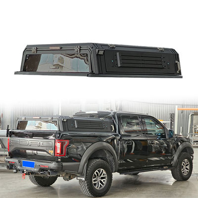 फोर्ड F150 हार्ड टाइप एल्यूमीनियम के लिए बिना ड्रिलिंग इंस्टॉलेशन कैंपर ट्रक टॉपर कैनोप