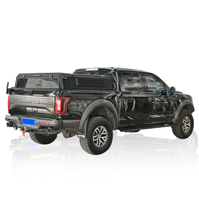 फोर्ड F150 हार्ड टाइप एल्यूमीनियम के लिए बिना ड्रिलिंग इंस्टॉलेशन कैंपर ट्रक टॉपर कैनोप