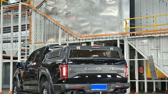 फोर्ड F150 हार्ड टाइप एल्यूमीनियम के लिए बिना ड्रिलिंग इंस्टॉलेशन कैंपर ट्रक टॉपर कैनोप