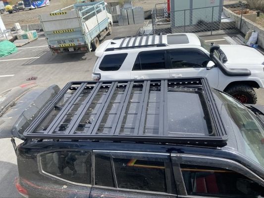 टोयोटा LC200 LC79 LC150 छत रैक के लिए आसान स्थापना एल्यूमीनियम कार्गो वाहक