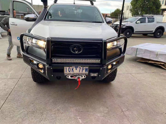 स्टील पाउडर लेपित फ्रंट बम्पर के लिए TOYOTA EU Hilux ISO9001 ऑफ रोड बम्पर