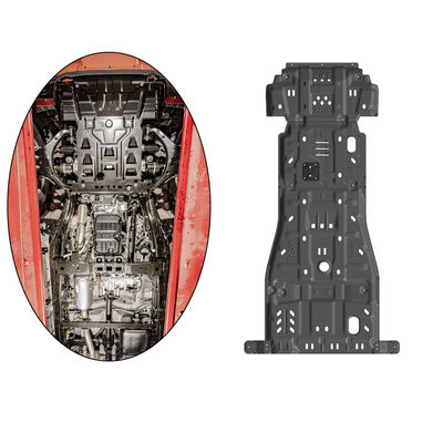 स्टैंडर्ड एल्यूमीनियम कार इंजन कवर Mudflap स्किड प्लेट रक्षक D-MAX के लिए काला में
