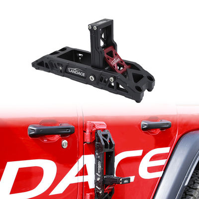 साइड डोर प्लेसमेंट एल्यूमीनियम मिश्र धातु हुक पेडल के लिए Jeep Wrangler JL JK हार्ड एनोडाइजिंग