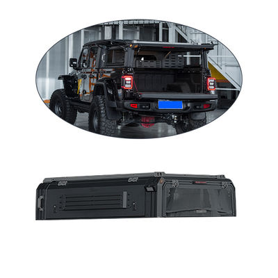 हार्ड टाइप ऑटो एक्सेसरीज ग्लेडिएटर जेटी एल्यूमीनियम 4x4 पिकअप ट्रक बिस्तर कवर हार्डटॉप पानी प्रतिरोधी कैनोपी जीप के लिए