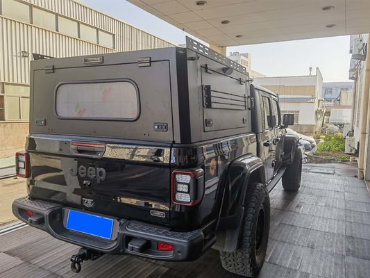 लॉक ग्लेडिएटर जेटी 4x4 ऑटो सामान एल्यूमीनियम मिश्र धातु पिकअप ट्रक बिस्तर कवर हार्डटॉप पानी प्रतिरोधी कैनोप के लिए जीप