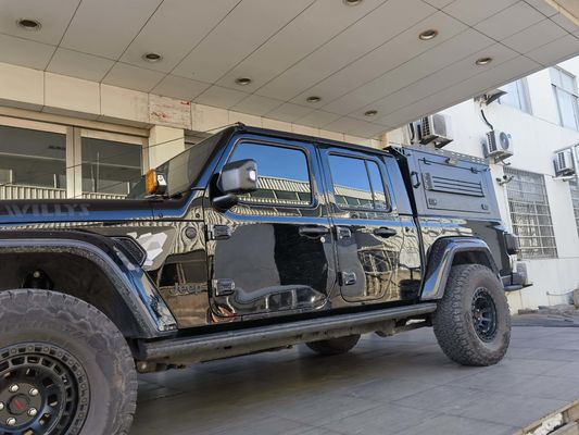 लॉक ग्लेडिएटर जेटी 4x4 ऑटो सामान एल्यूमीनियम मिश्र धातु पिकअप ट्रक बिस्तर कवर हार्डटॉप पानी प्रतिरोधी कैनोप के लिए जीप