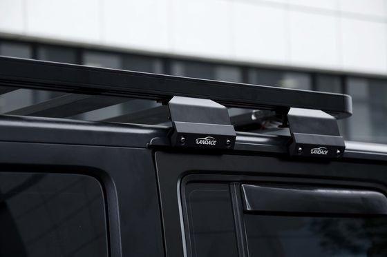 Jeep Wrangler Jk Suv Jimny Fj Cruiser 4runner Pajero High के लिए छत माउंट एल्यूमीनियम कार्गो वाहक
