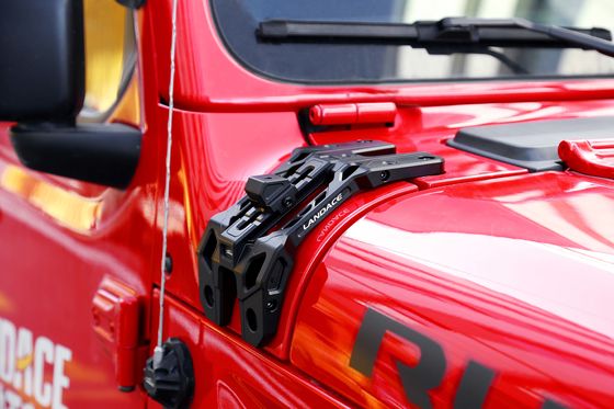 Wrangler JL एल्यूमीनियम मिश्र धातु के लिए काले एनोडाइजिंग लाइट माउंटिंग ब्रैकेट