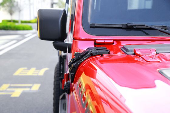 Wrangler JL एल्यूमीनियम मिश्र धातु के लिए काले एनोडाइजिंग लाइट माउंटिंग ब्रैकेट