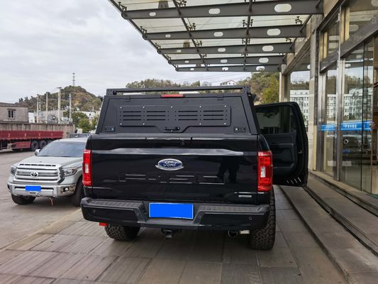 फोर्ड F150 रैप्टर 2018 कोई ड्रिल डिजाइन एल्यूमीनियम मिश्र धातु ट्रक बिस्तर हार्डटॉप टॉपर कैनोपी