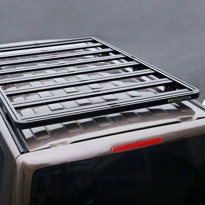 यूनिवर्सल फ्लैट रैक एल्यूमीनियम मिश्र धातु कार छत प्लेटफार्म 29kg VW मल्टीवैन के लिए छत रैक