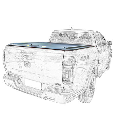 Hilux डबल ट्रक बिस्तर कवर के लिए अनुकूलित 2019 टैकोमा retractable टोनौ