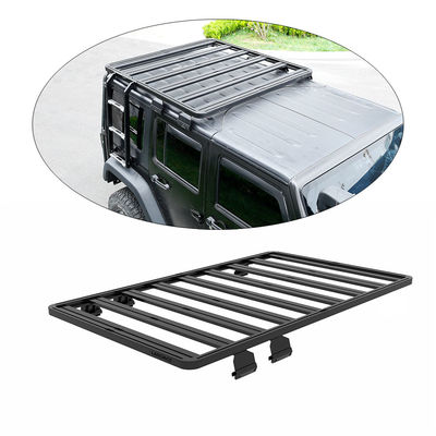 Jl Jeep Wrangler Jk प्लेटफार्म के लिए सुविधाजनक सामान रैक छत बार उच्च पाउडर लेपित