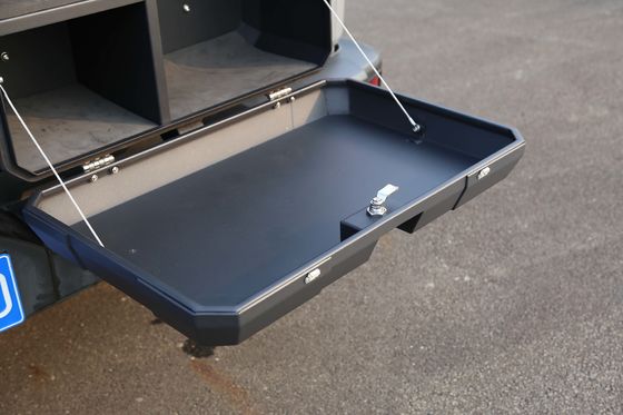 ऑफ-रोड नई डिजाइन पावर कोटिंग Wrangler टेलगेट बाहरी भंडारण बॉक्स के लिए टैंक 300 BJ40 के लिए Wrangler JL JK टैंक 300 BJ40