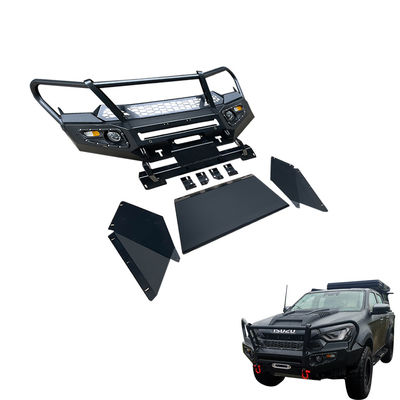 ISUZU Dmax पिकअप स्टील गार्ड बॉडी किट बुल बार ऑटो एक्सेसरीज फ्रंट बंपर 210*66*75 सेमी