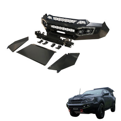 ISUZU Dmax पिकअप स्टील गार्ड बॉडी किट बुल बार ऑटो एक्सेसरीज फ्रंट बंपर 210*66*75 सेमी