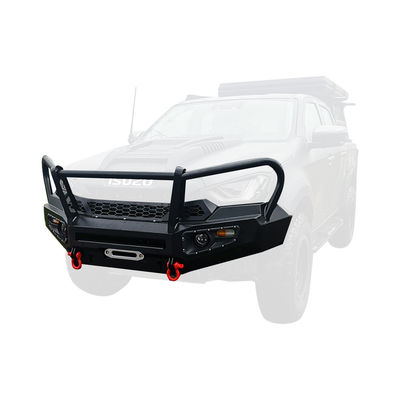ISUZU Dmax के लिए मूल कार छेद ऑफ रोड स्टील भारी शुल्क विंच बंपर गार्ड स्थापित करें