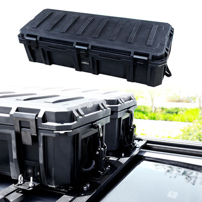 110L कार छत रैक टॉप कैरियर भंडारण बॉक्स Wrangler JK 1200*470*325mm के लिए कार्गो केस