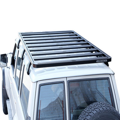 निसान पैट्रोल Y60 के लिए काले छत माउंट छत रैक अद्वितीय डिजाइन 4x4 कार छत रैक