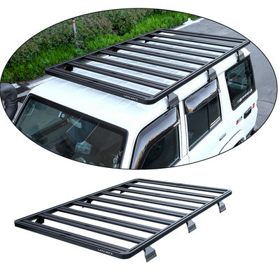 टोयोटा LC76 4x4 के लिए उच्च-एल्यूमीनियम मिश्र धातु छत रैक साहसिक वाहनों के लिए अनुकूलित