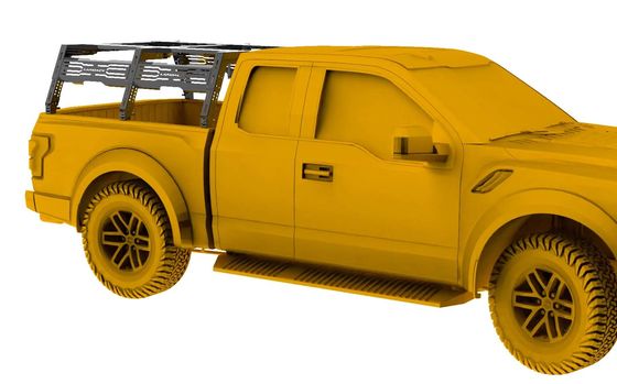 GLADIATOR रोल बार रैक आसान लगाव पिकअप और 4x4 सामान के लिए समायोज्य