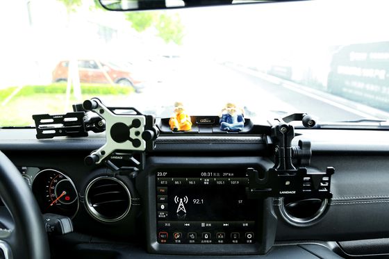 OEM कार मोबाइल फोन धारक ब्रैकेट एल्यूमीनियम मिश्र धातु के लिए JEEP