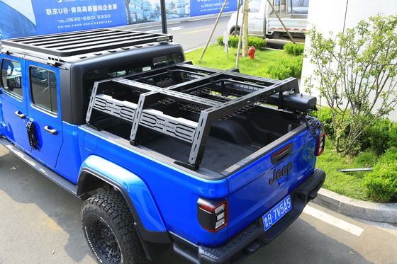 जेईईपी पिकअप 4x4 वाहन बाहरी सामान काले पाउडर लेपित कार्गो रैक रोल बार