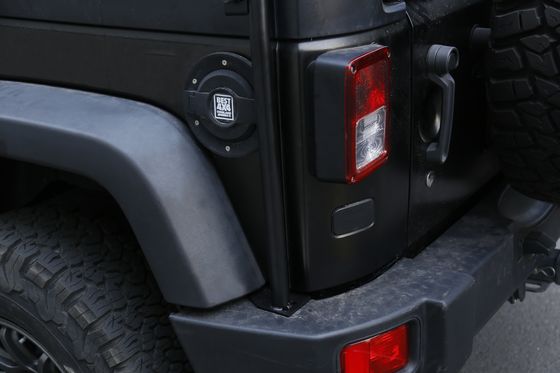4x4 एल्यूमीनियम मिश्र धातु छत रैक के लिए जीप Wrangler JK कार बाहरी सामान काले रंग में