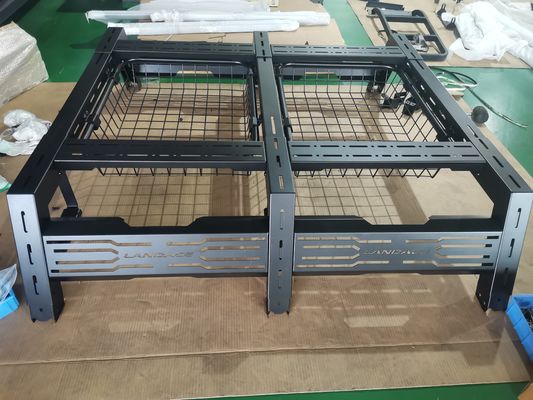 यूनिवर्सल लो प्रोफाइल रोल बार ट्रक बिस्तर रैक के लिए छत शीर्ष तम्बू OEM सेवा स्वीकार
