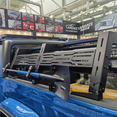 2020- वर्ष 4WD हेवी ड्यूटी ट्रक बेड रैक पिकअप स्टोरेज बॉक्स रोल बार फॉर ग्लेडिएटर 1336*1529*505