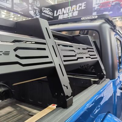 2020- वर्ष 4WD हेवी ड्यूटी ट्रक बेड रैक पिकअप स्टोरेज बॉक्स रोल बार फॉर ग्लेडिएटर 1336*1529*505
