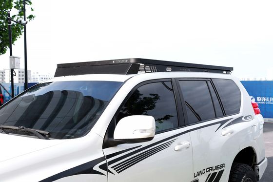 टोयोटा के लिए टिकाऊ ब्लैक यूनिवर्सल 4X4 प्राडो लैंड क्रूजर Lc200 रूफ रेल रैक बास्केट