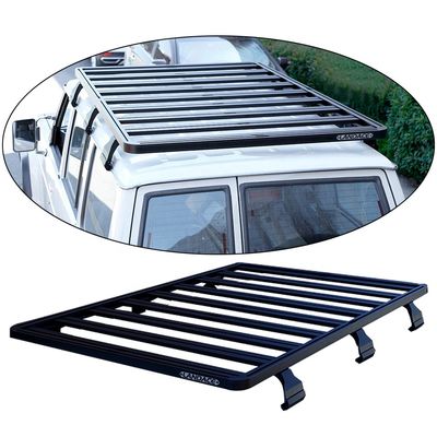 ऑफ रोड 4x4 के लिए एल्यूमीनियम मिश्र धातु छत रैक कार छत संशोधन पर सहायक उपकरण