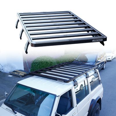 ऑफ रोड 4x4 के लिए एल्यूमीनियम मिश्र धातु छत रैक कार छत संशोधन पर सहायक उपकरण