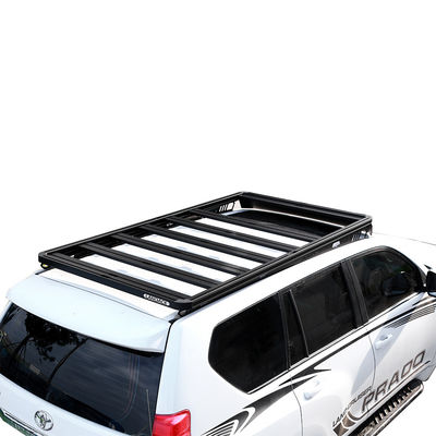 पाउडर कोटिंग 4x4 यूनिवर्सल कार छत टोकरी सामान रैक के लिए टोयोटा LC150 LC200