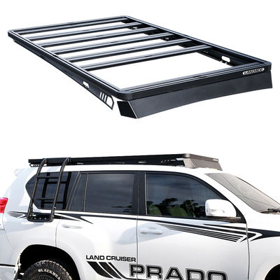पाउडर कोटिंग 4x4 यूनिवर्सल कार छत टोकरी सामान रैक के लिए टोयोटा LC150 LC200