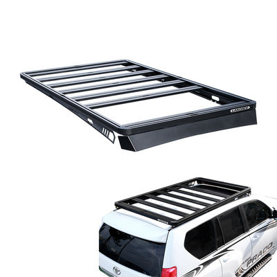 पाउडर कोटिंग 4x4 यूनिवर्सल कार छत टोकरी सामान रैक के लिए टोयोटा LC150 LC200