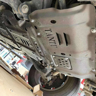 4x4 टोयोटा टुंड्रा स्किड प्लेट ब्लैक पेंट इंजन सुरक्षा