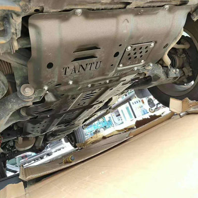 4x4 टोयोटा टुंड्रा स्किड प्लेट ब्लैक पेंट इंजन सुरक्षा