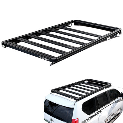 पाउडर लेपित एल्यूमीनियम छत रैक के लिए LC150 और LC200 4x4 कारों माउंट सामान